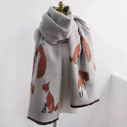 Mr Fox Wool Blend Scarf