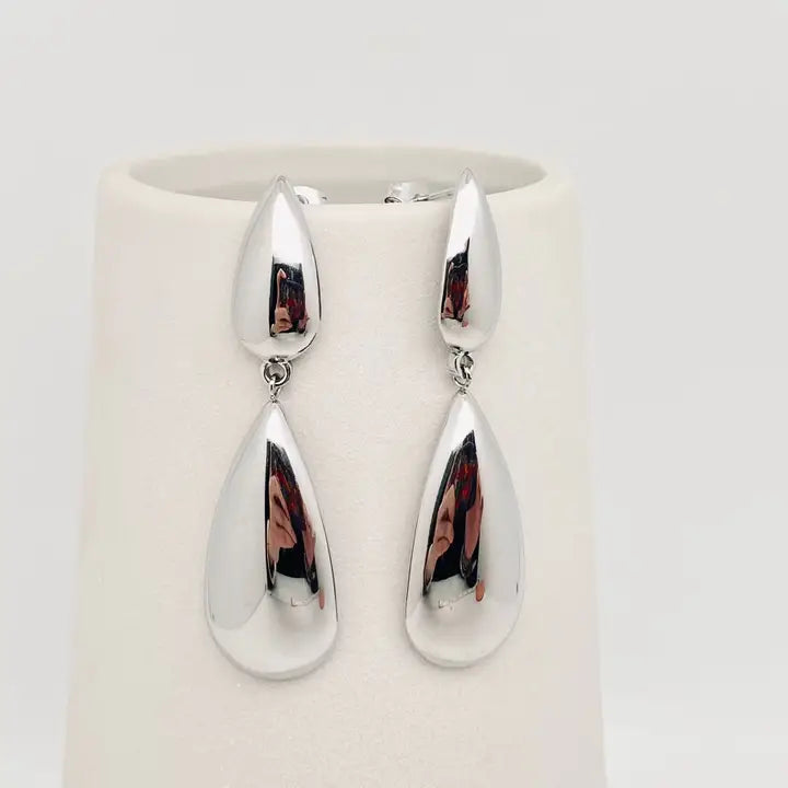 Sleek Droplet Earrings