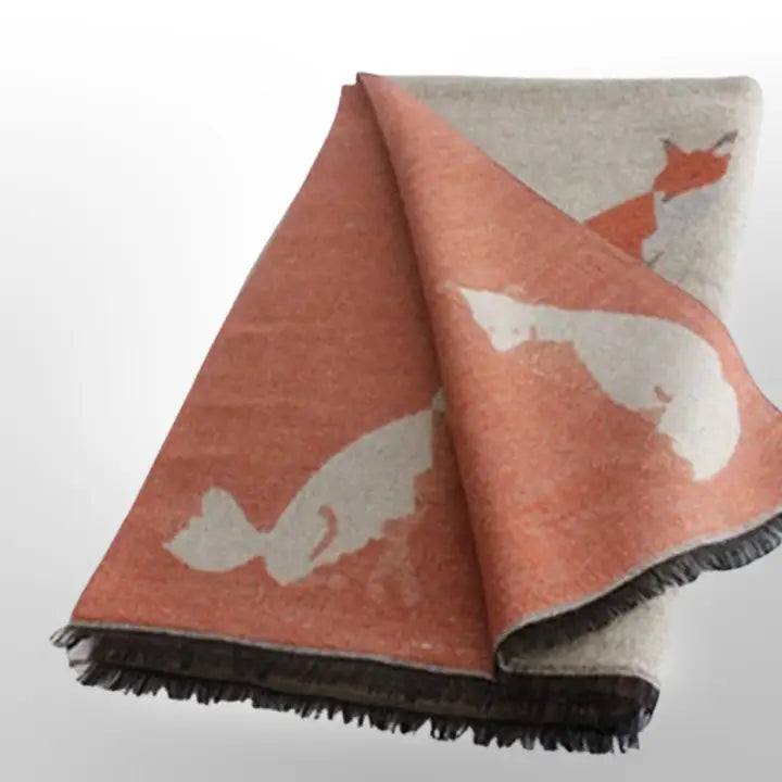 Mr Fox Wool Blend Scarf