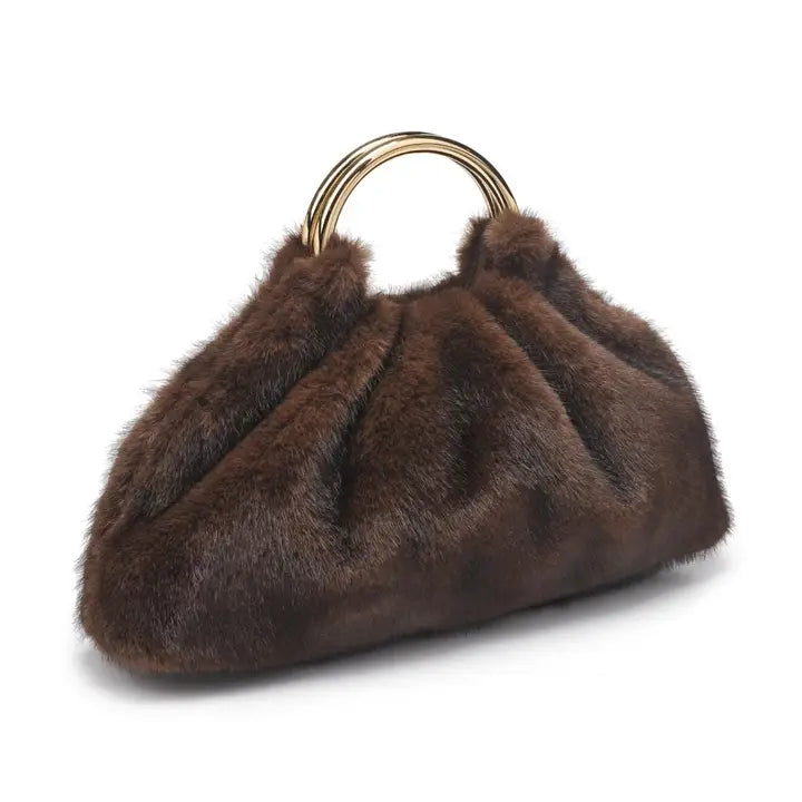 Kaela Fur Clutch