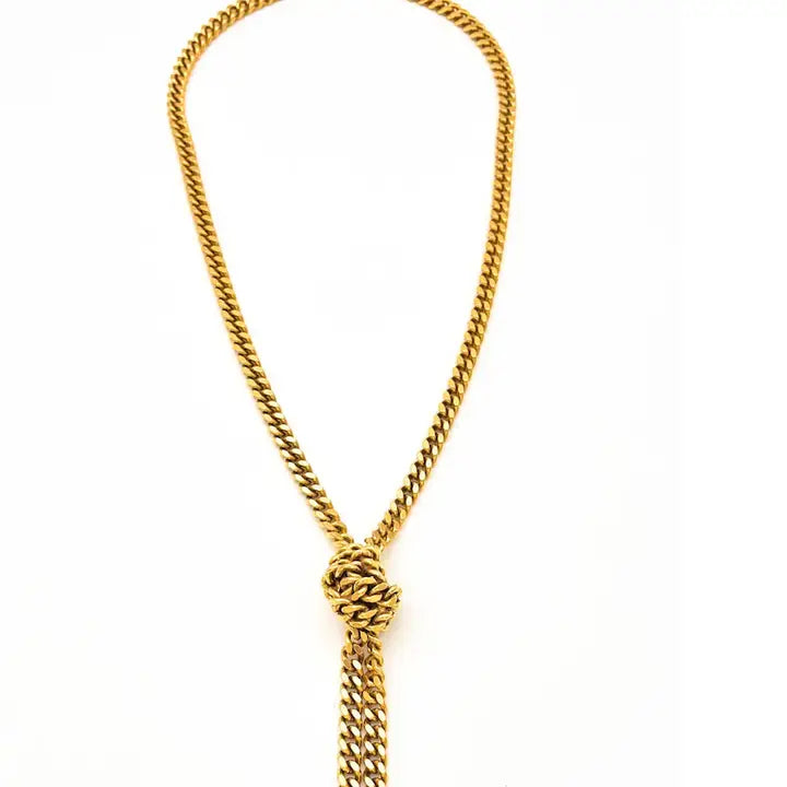 Tie It Up Chain Necklace