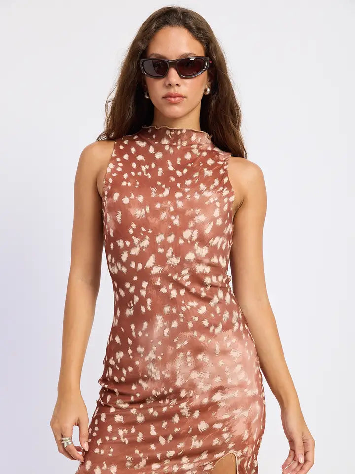 Mesh Mini Dress