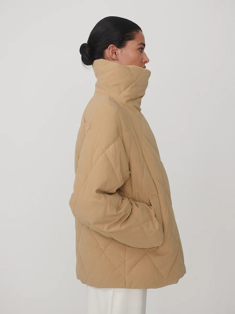 Evren Short Quilted Coat