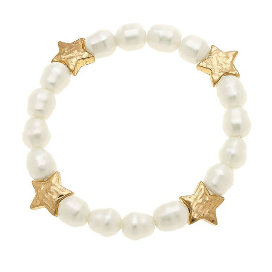 Canvas Sarah Star Stretch Bracelet