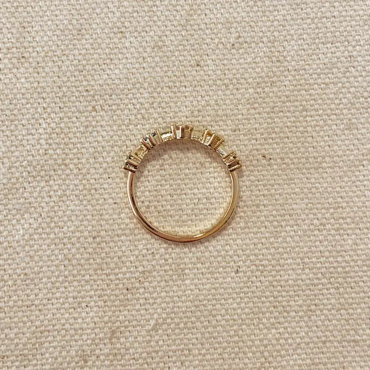 Dainty Pastel CZ Ring