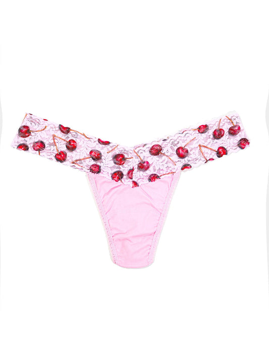 Supima® Cotton Printed Original Rise Thong