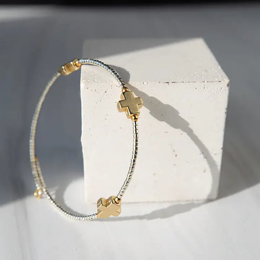 Faithful Cross Bangle