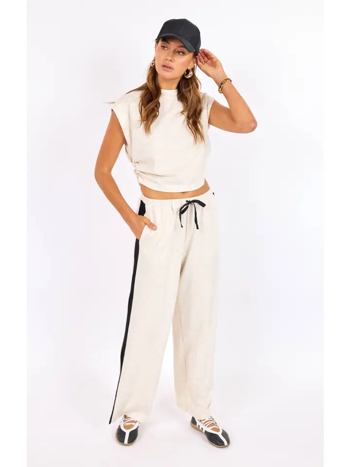 Metro Ruched Knit Top