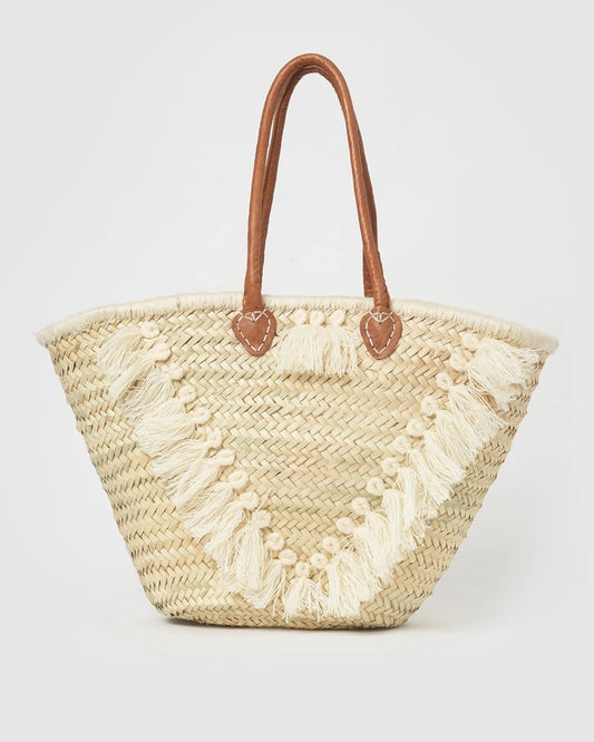 Tassel Straw Beach Bag