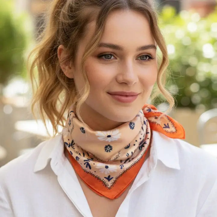 Dani Floral Print Bandana