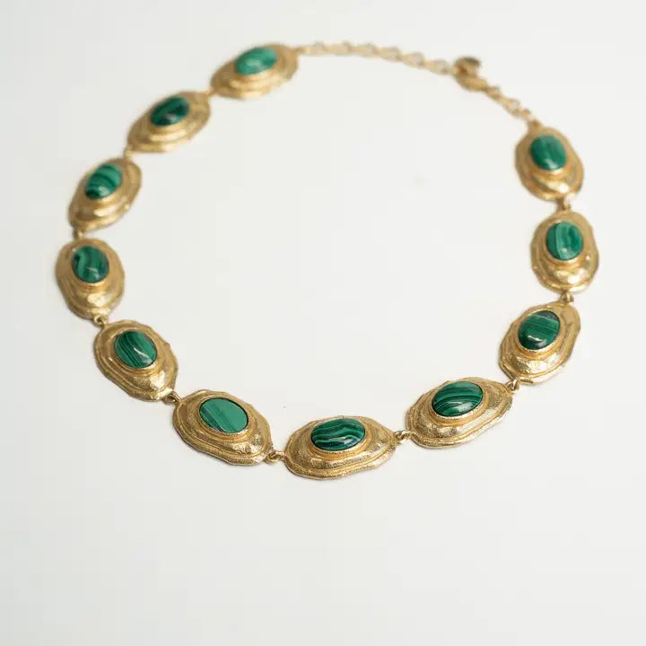 Shalini Malachite Necklace