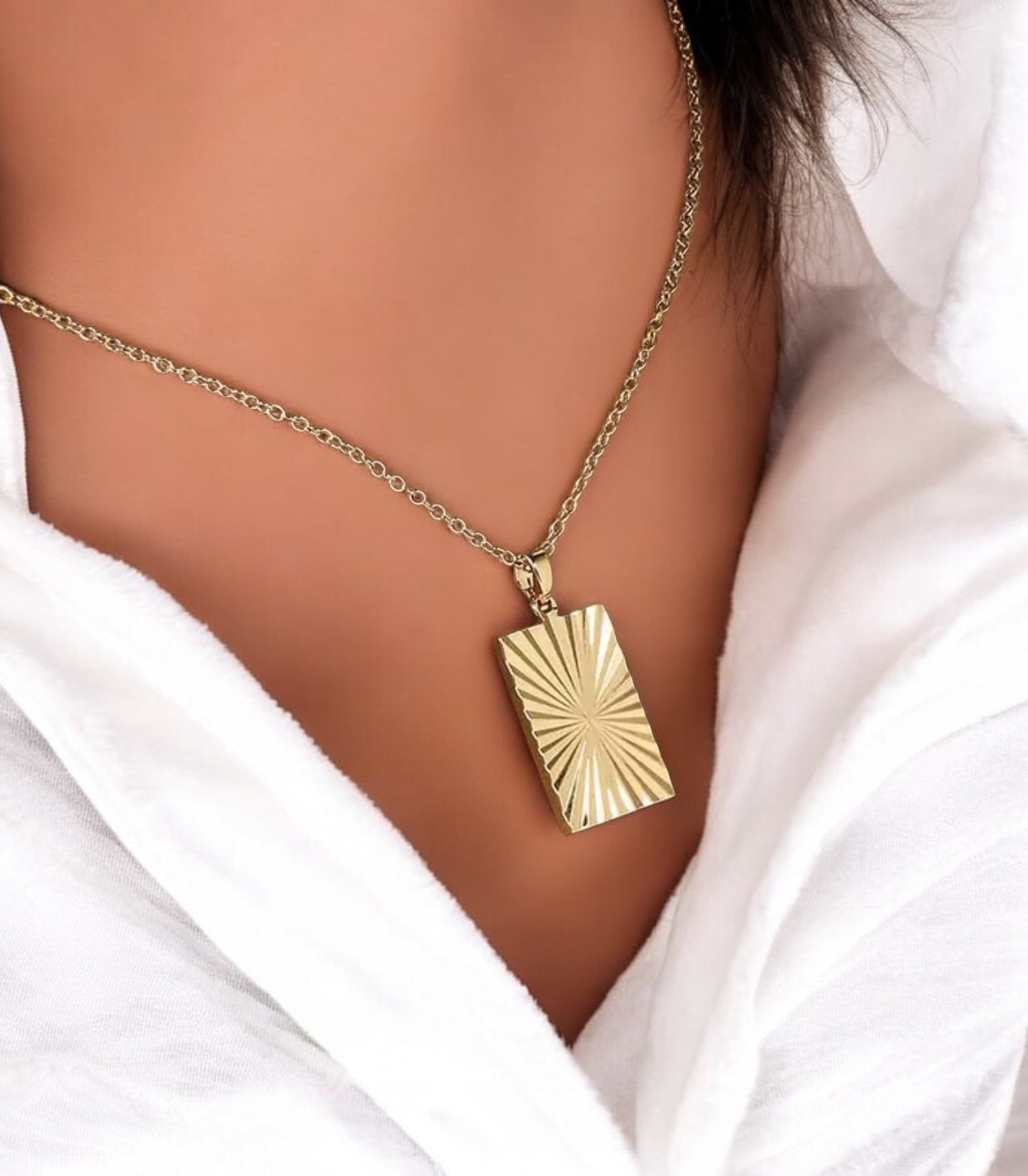 Sunburst Pendant Necklace