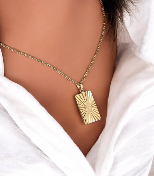 Sunburst Pendant Necklace