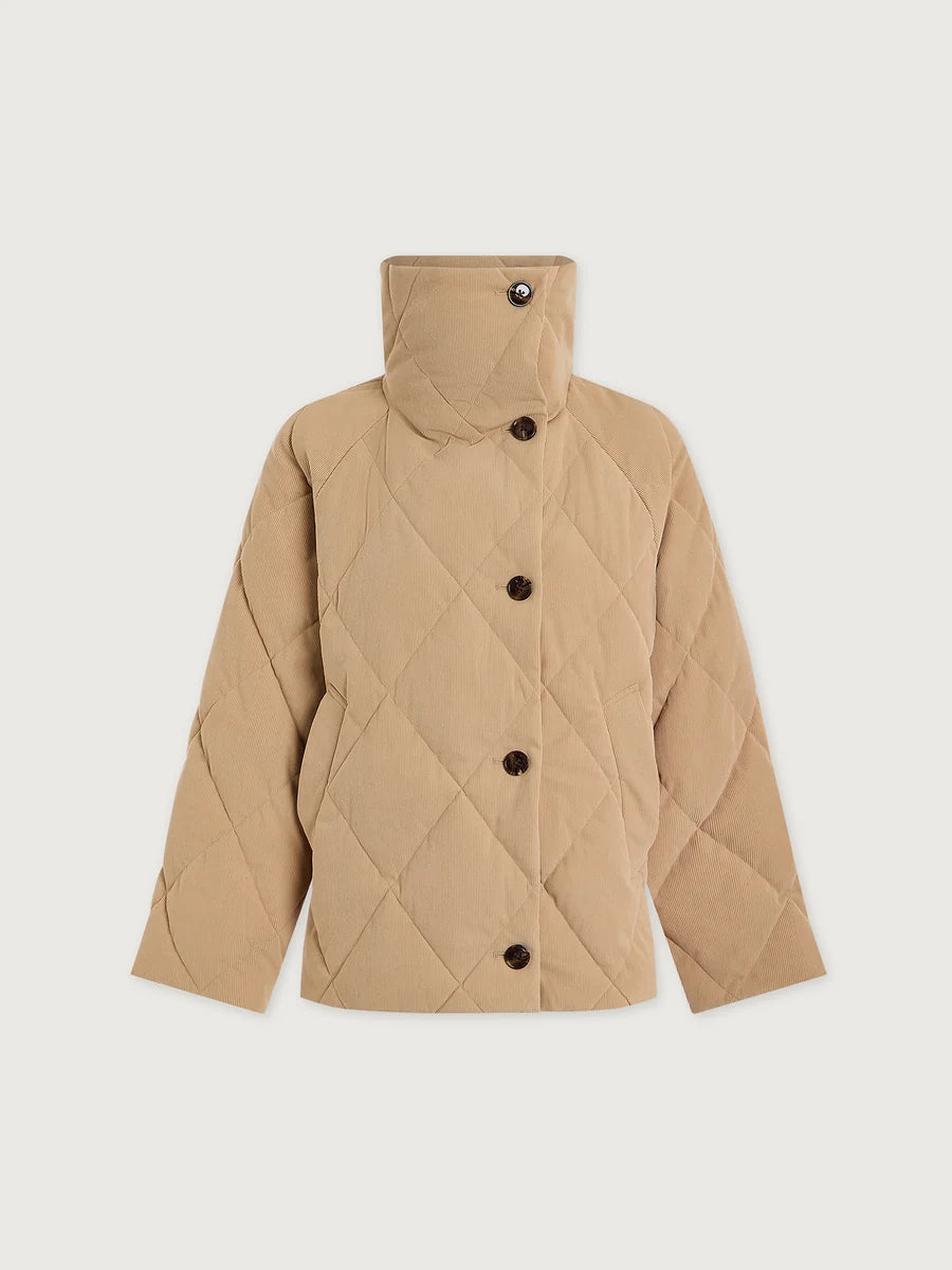 Evren Short Quilted Coat