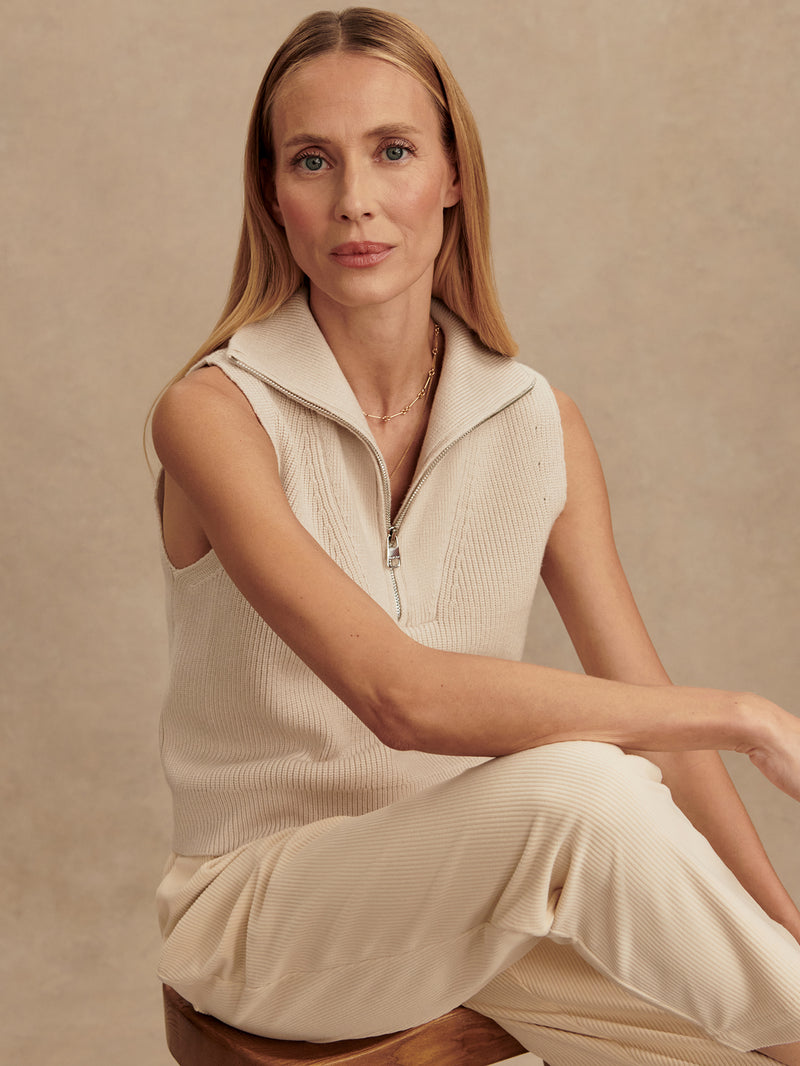 Amina Half-Zip Knit