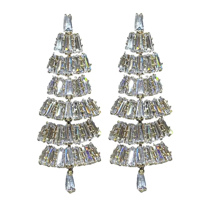 Crystal Christmas Earrings