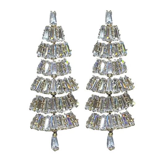 Crystal Christmas Earrings