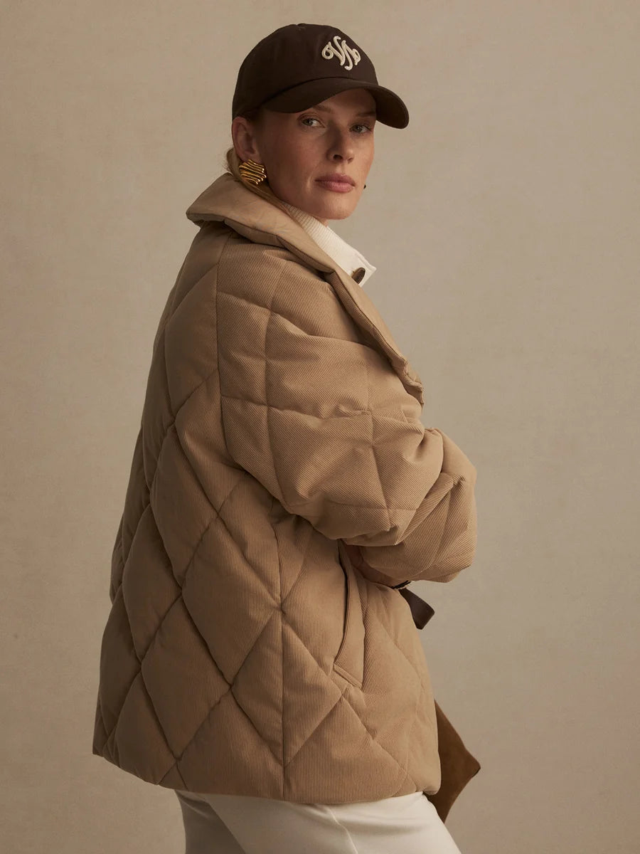 Evren Short Quilted Coat
