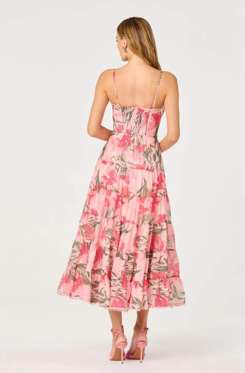 Lianna Scalloped Maxi Dress