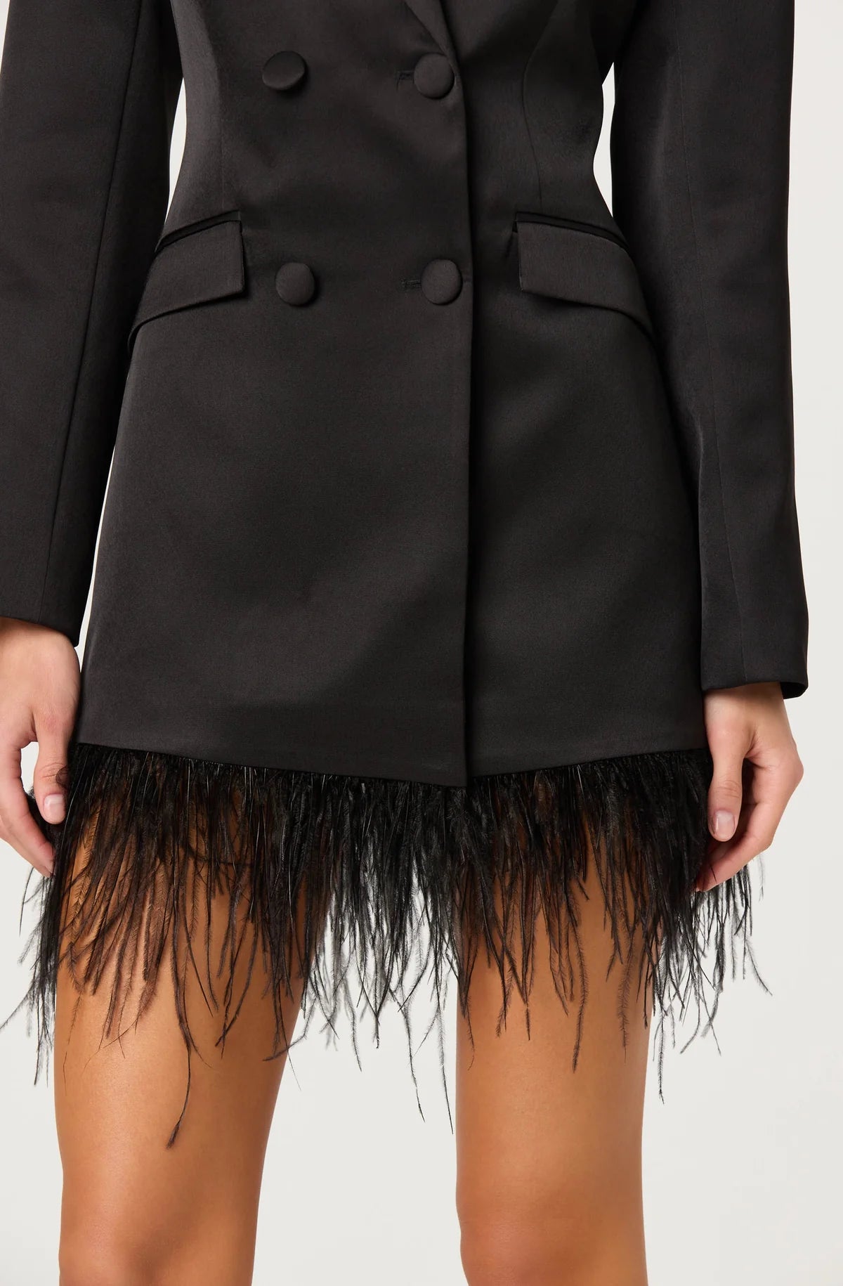 Breonna Feather Blazer Dress