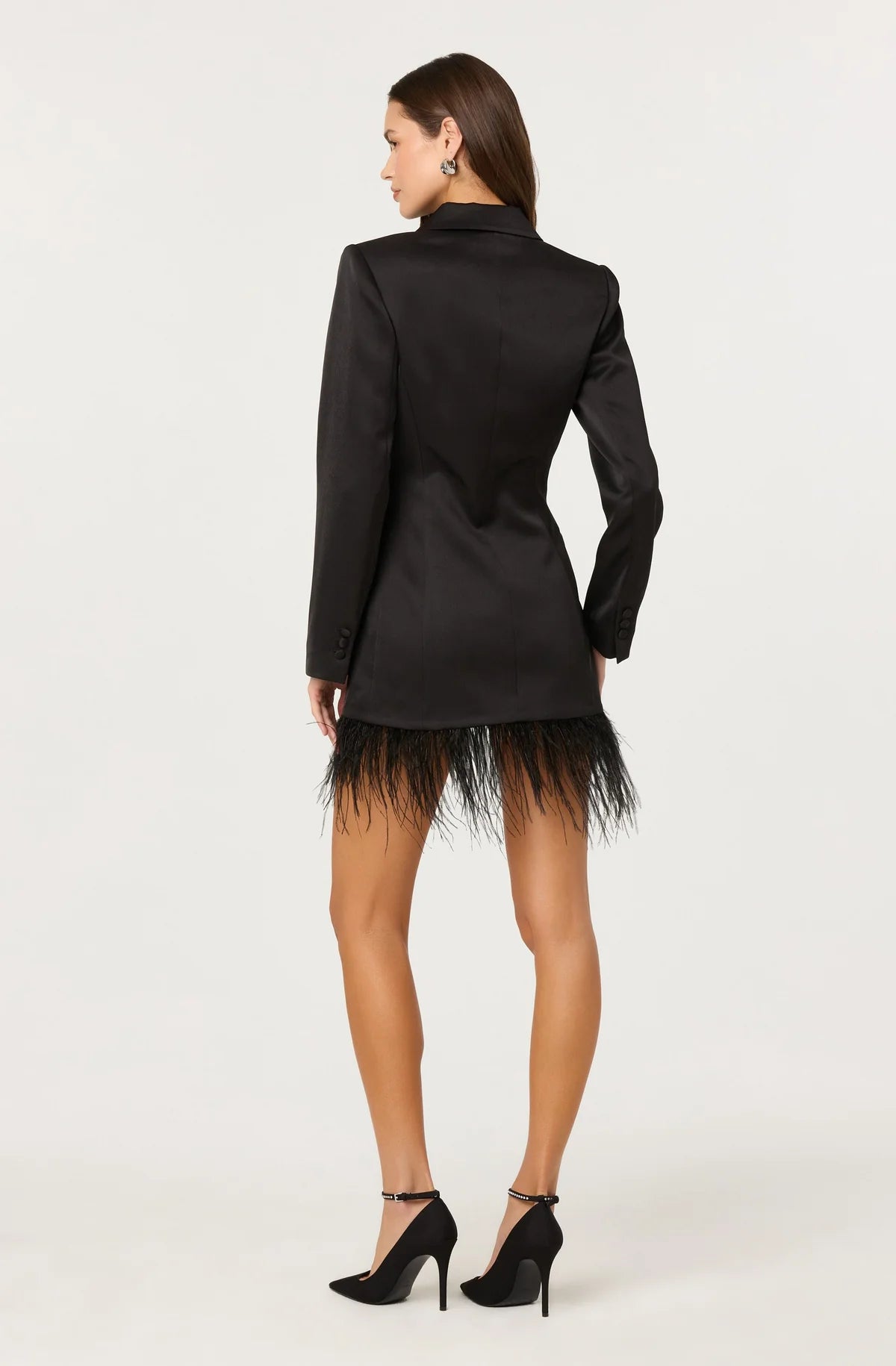 Breonna Feather Blazer Dress