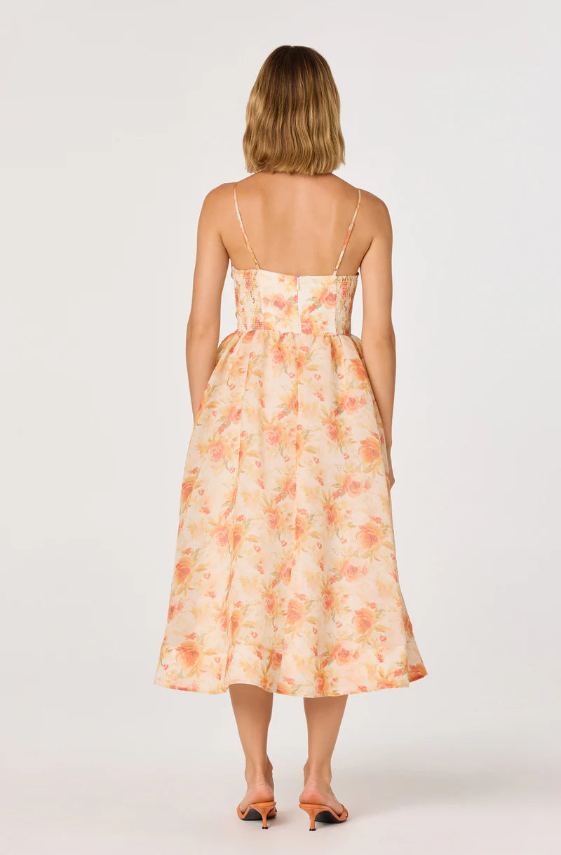 Janna Floral Plunge Dress