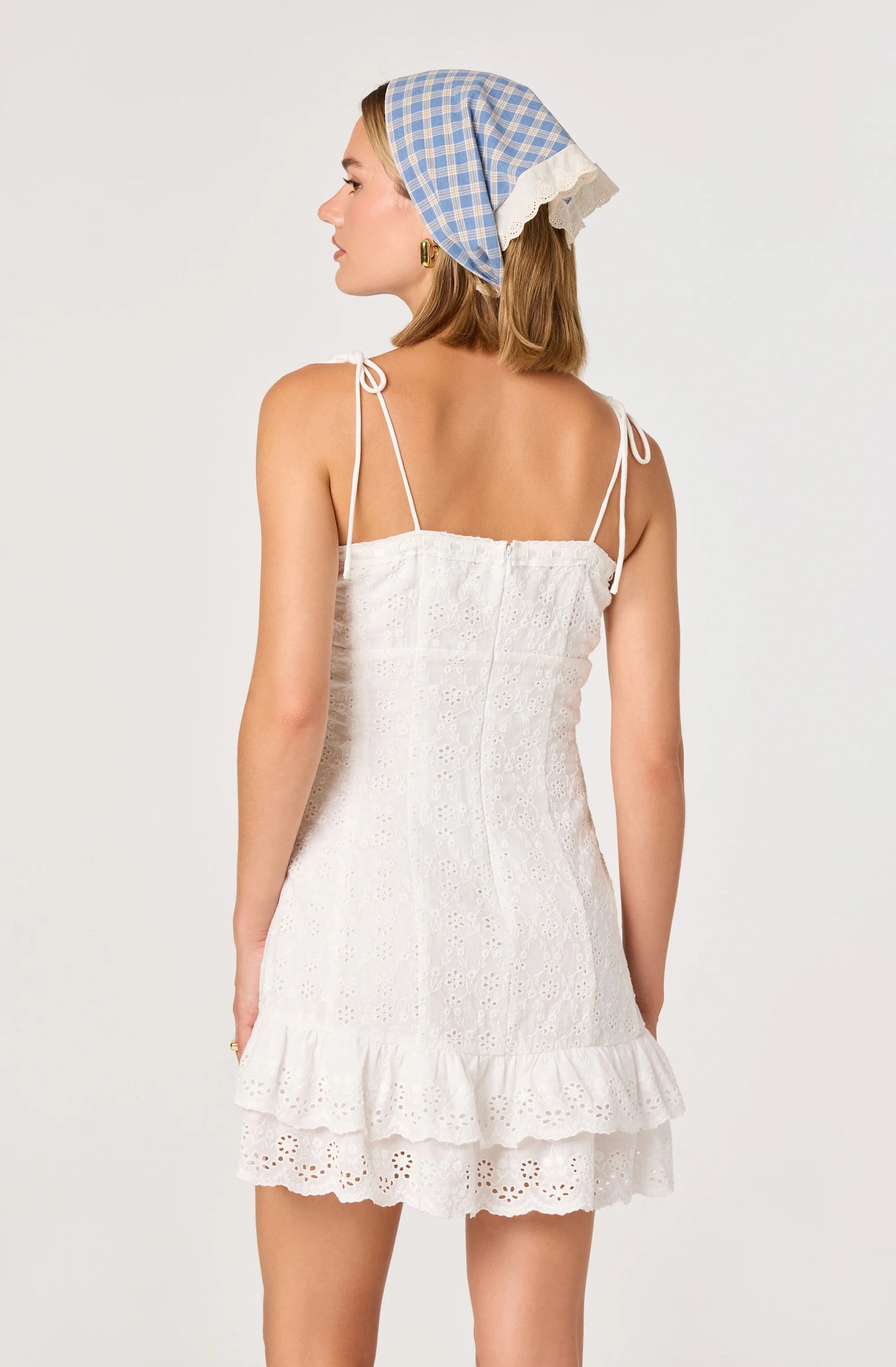 Kelley Eyelet Mini Dress