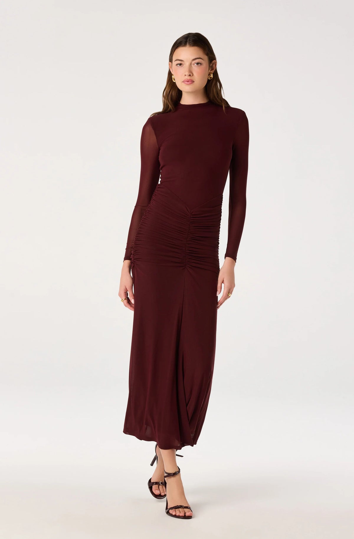 Romy Mesh Maxi Dress