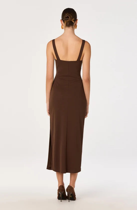 Shaylee Ribbed Knit Midi Dress