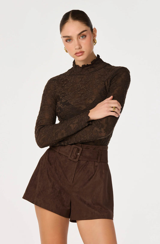 Rain Faux Suede Shorts