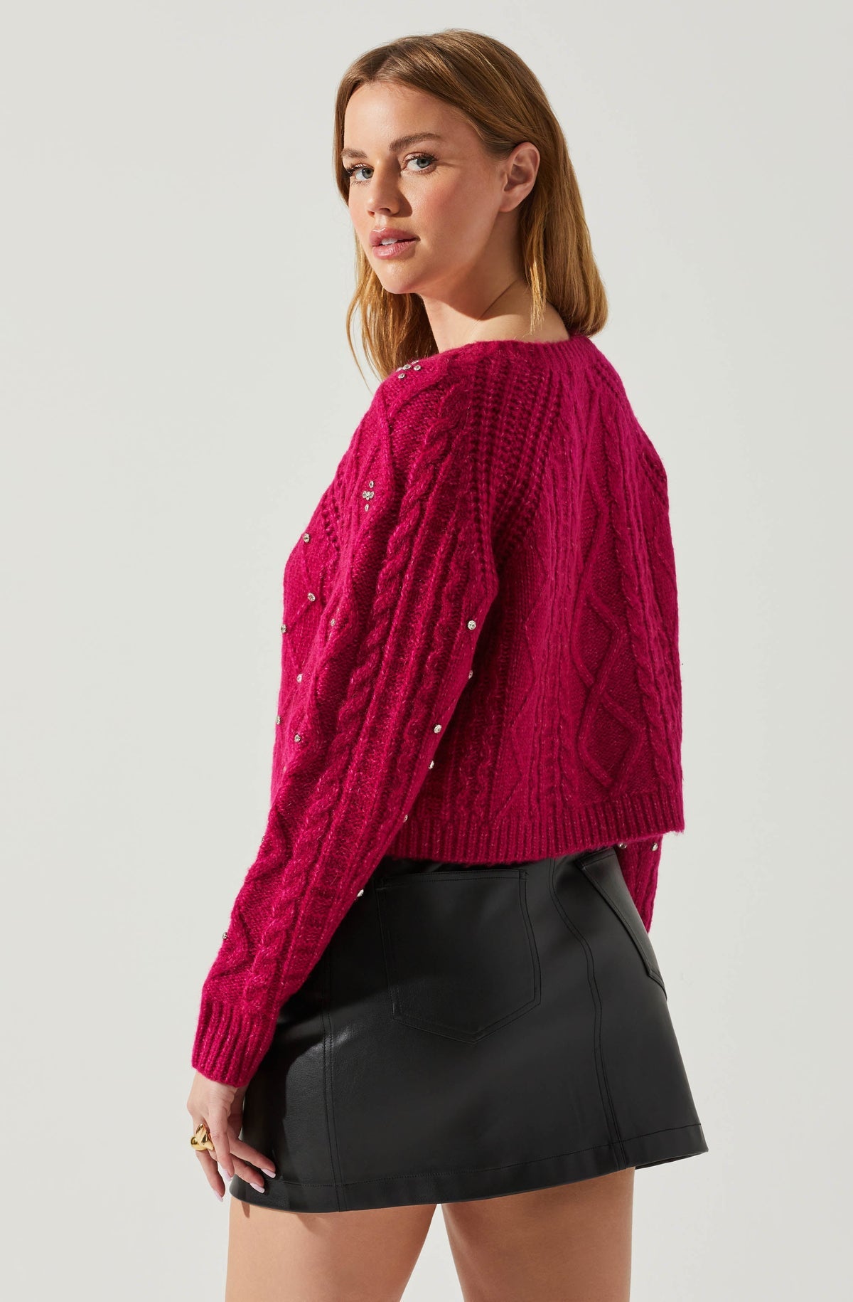 Astr Madison Jewel Sweater