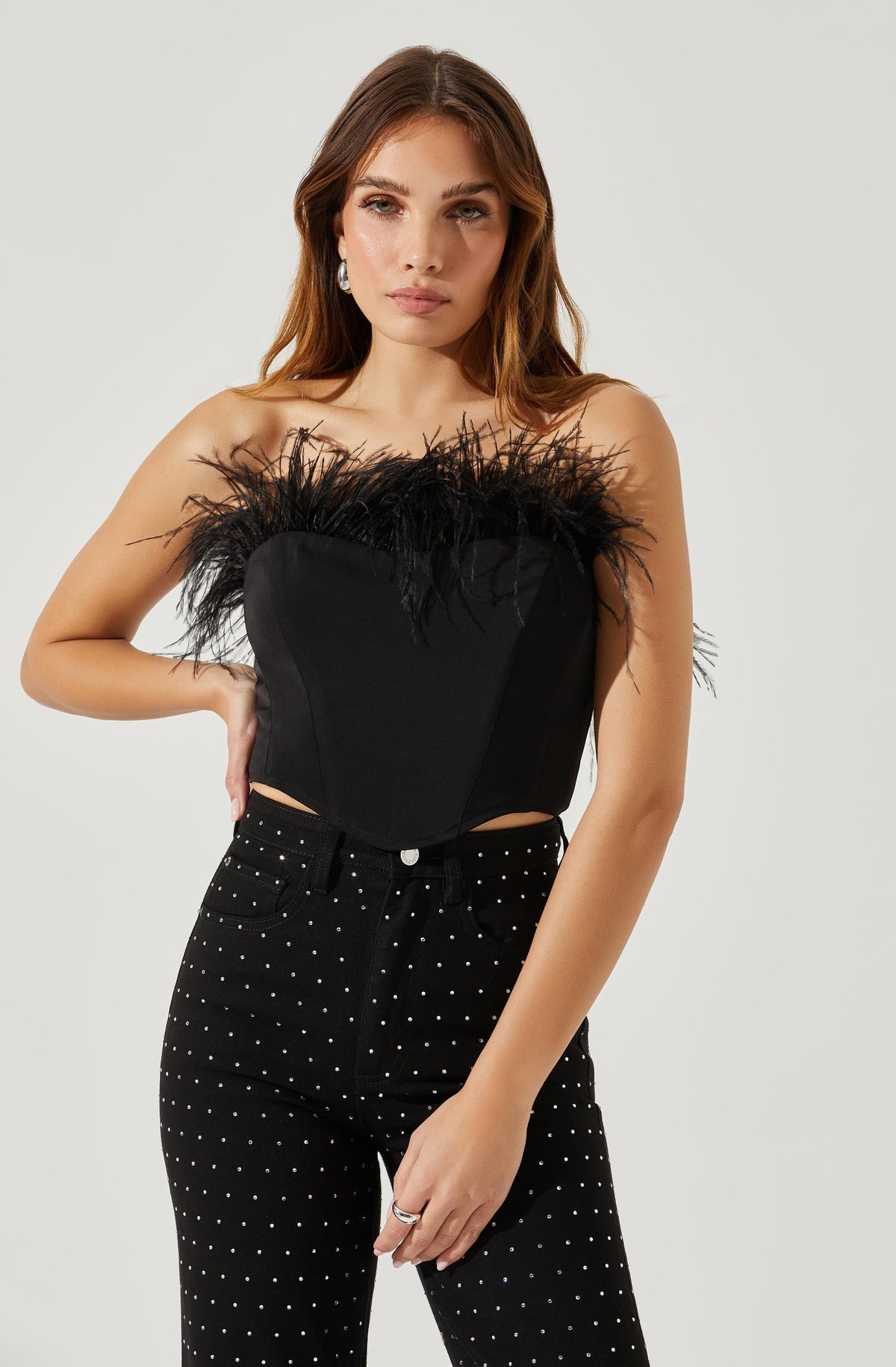 Astr Tatiana Corset Top