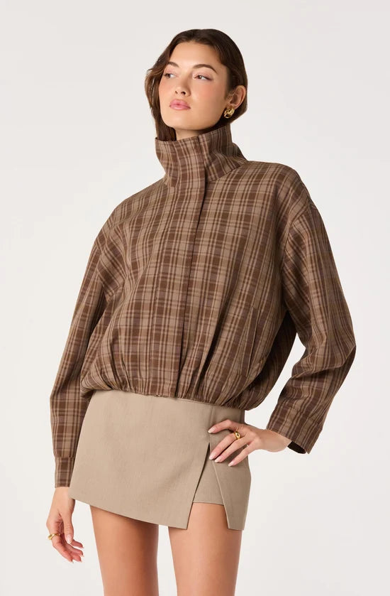 Cooper Funnel-Collar Bomber Jacket