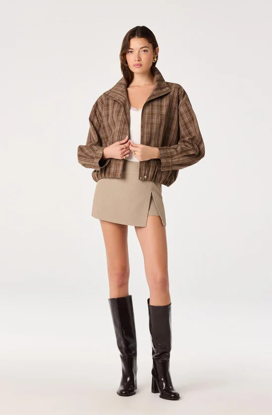 Cooper Funnel-Collar Bomber Jacket