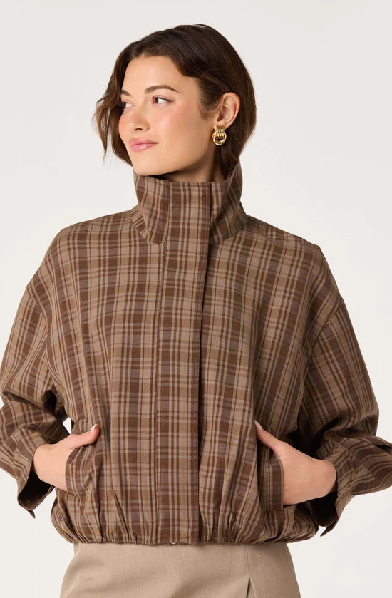Cooper Funnel-Collar Bomber Jacket