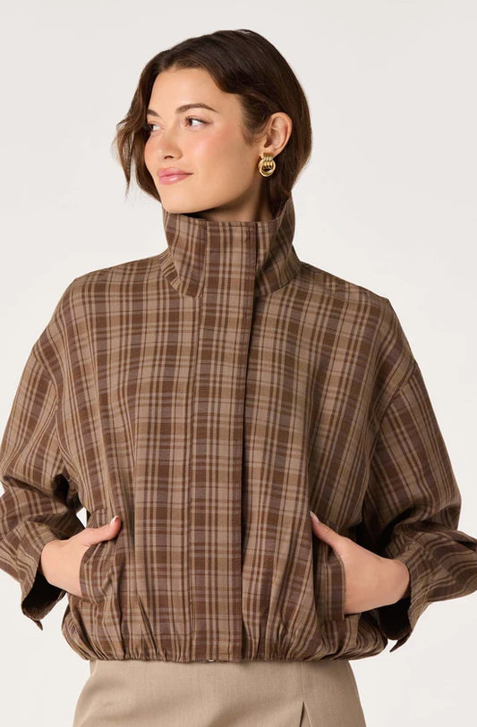 Cooper Funnel-Collar Bomber Jacket