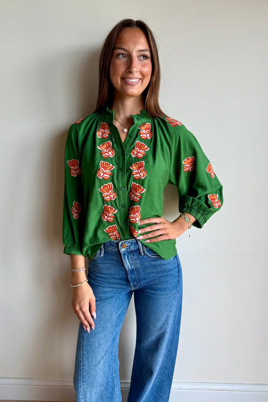 Lotus & Lime Blouse