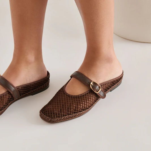 Milie Flats Woven Mesh