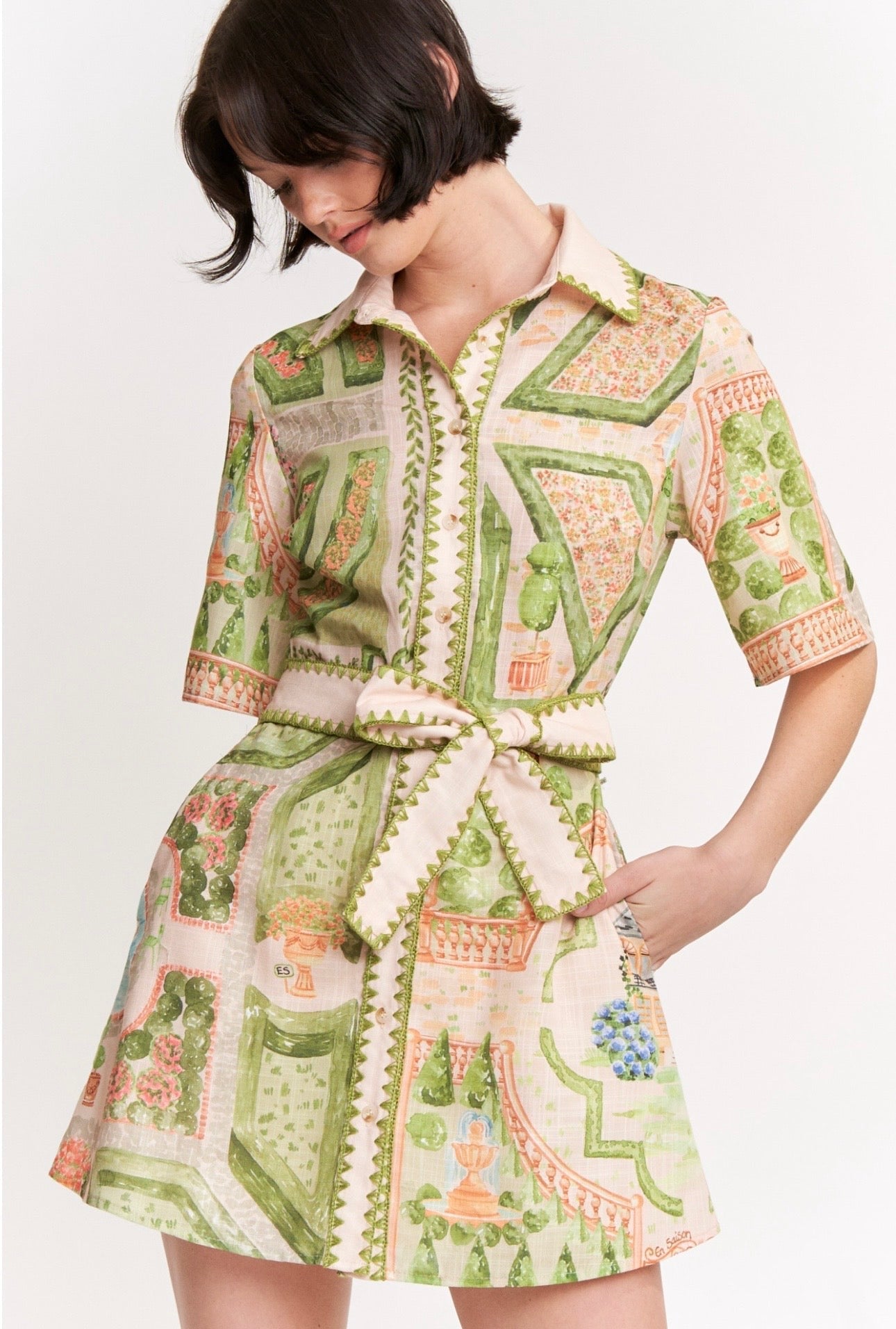 Sariyah Mini Shirt Dress