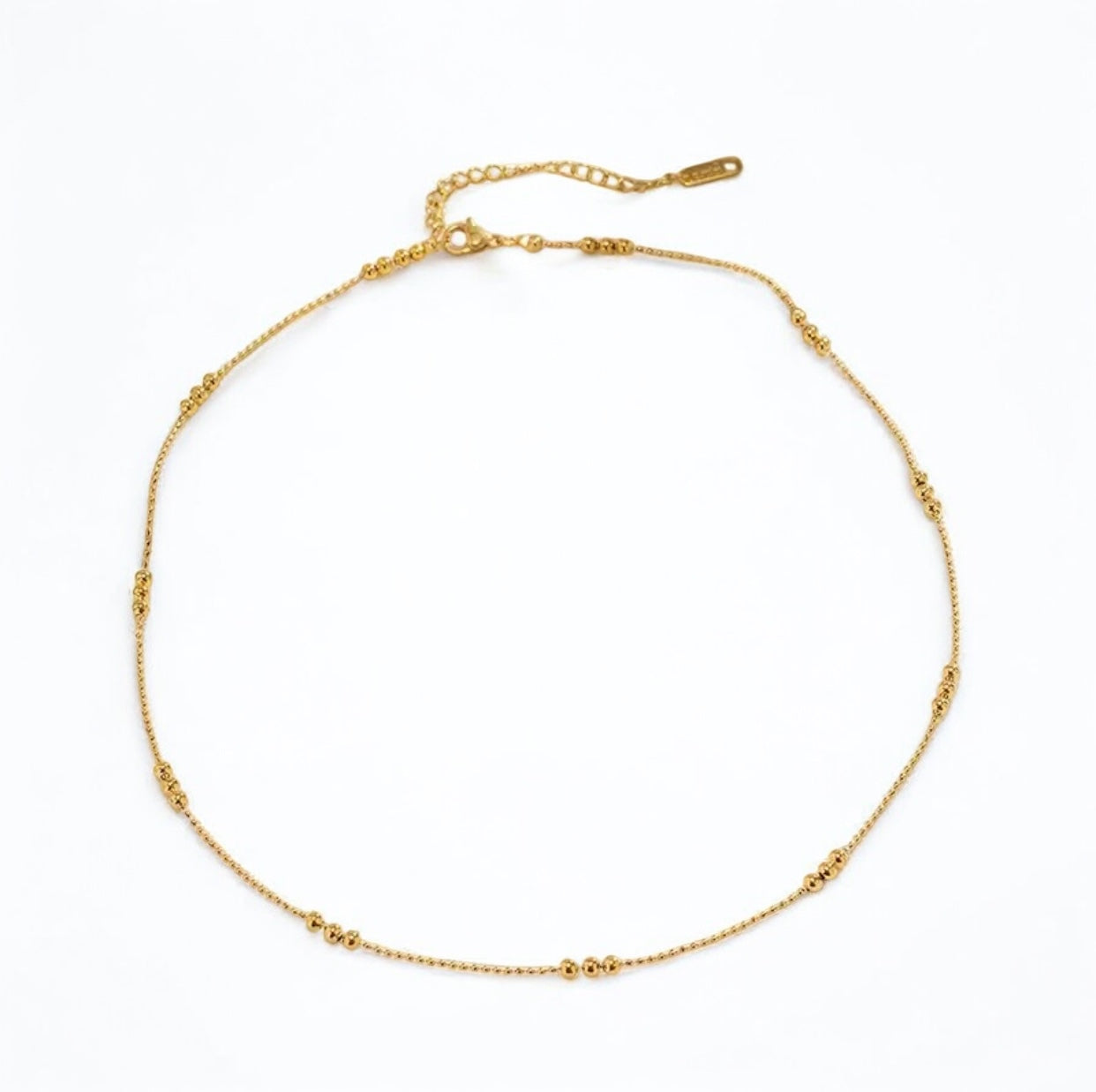 Ball & Chain Dainty Necklace