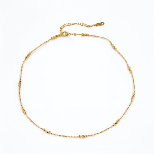 Ball & Chain Dainty Necklace