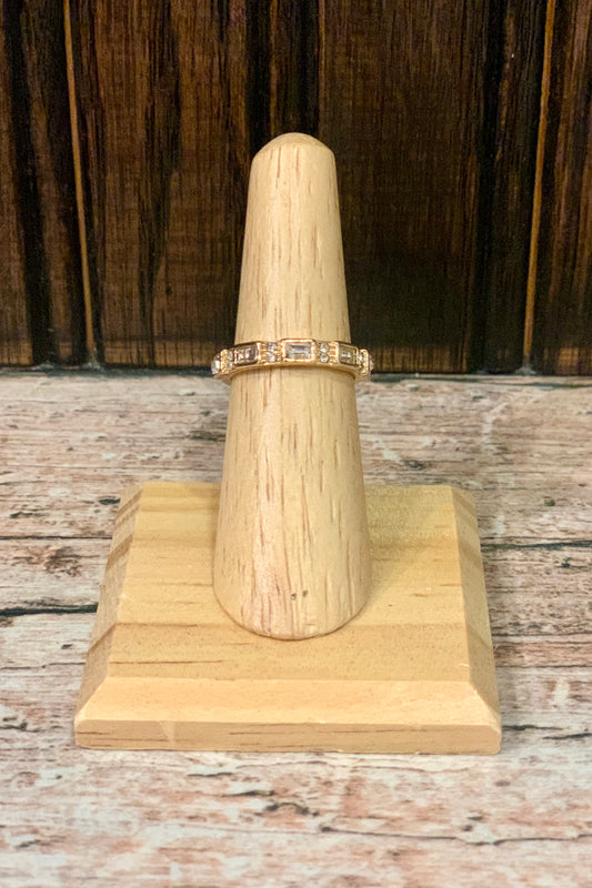 Rhinestone Stack Ring