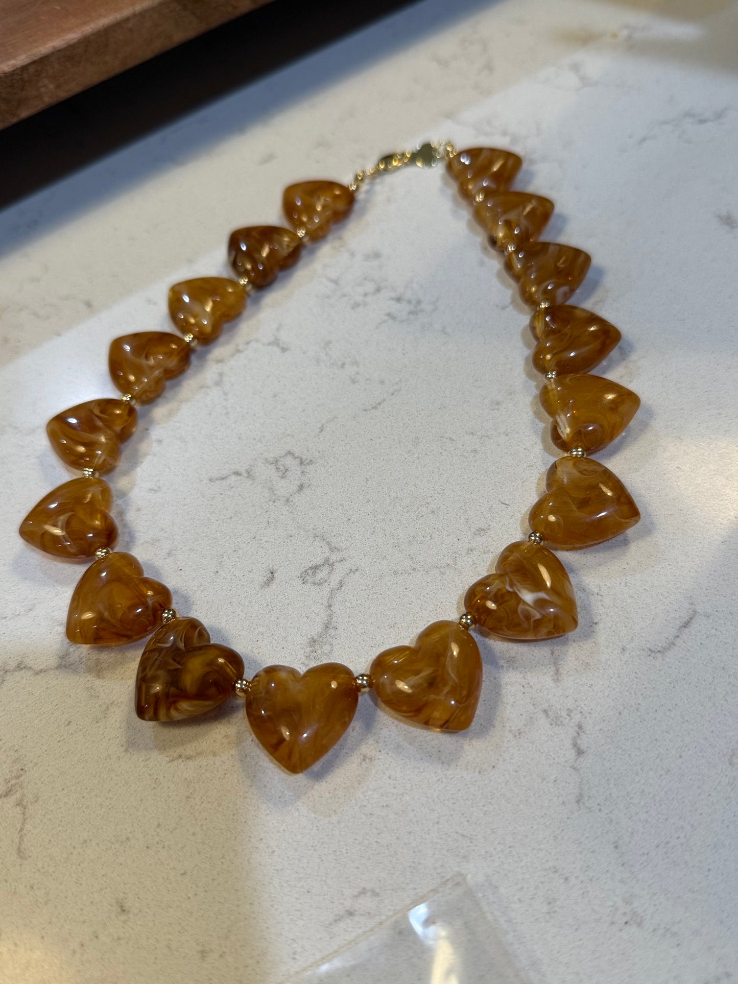 Rove Heart Bead Necklace