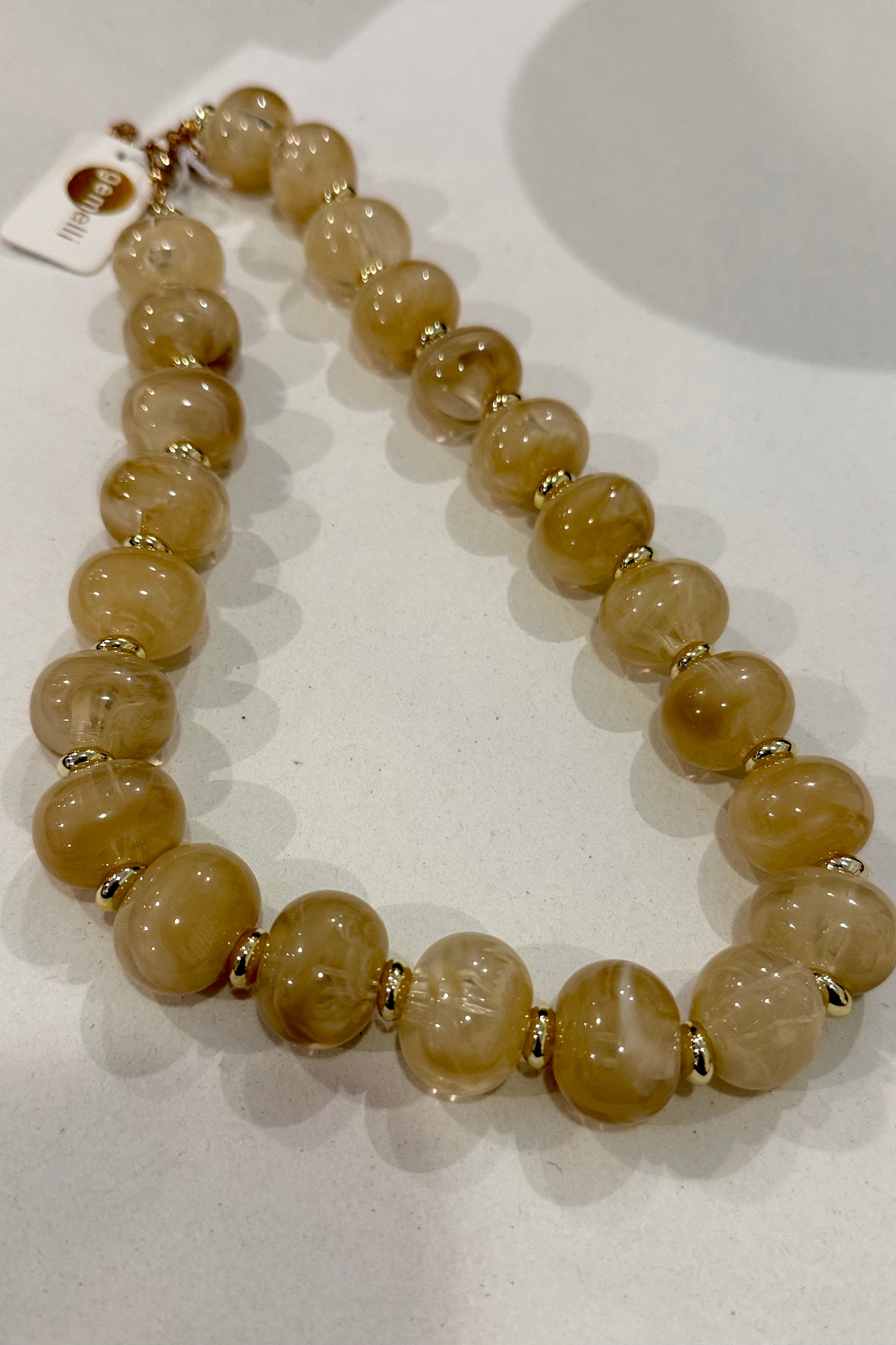 Marble Beaded Necklace