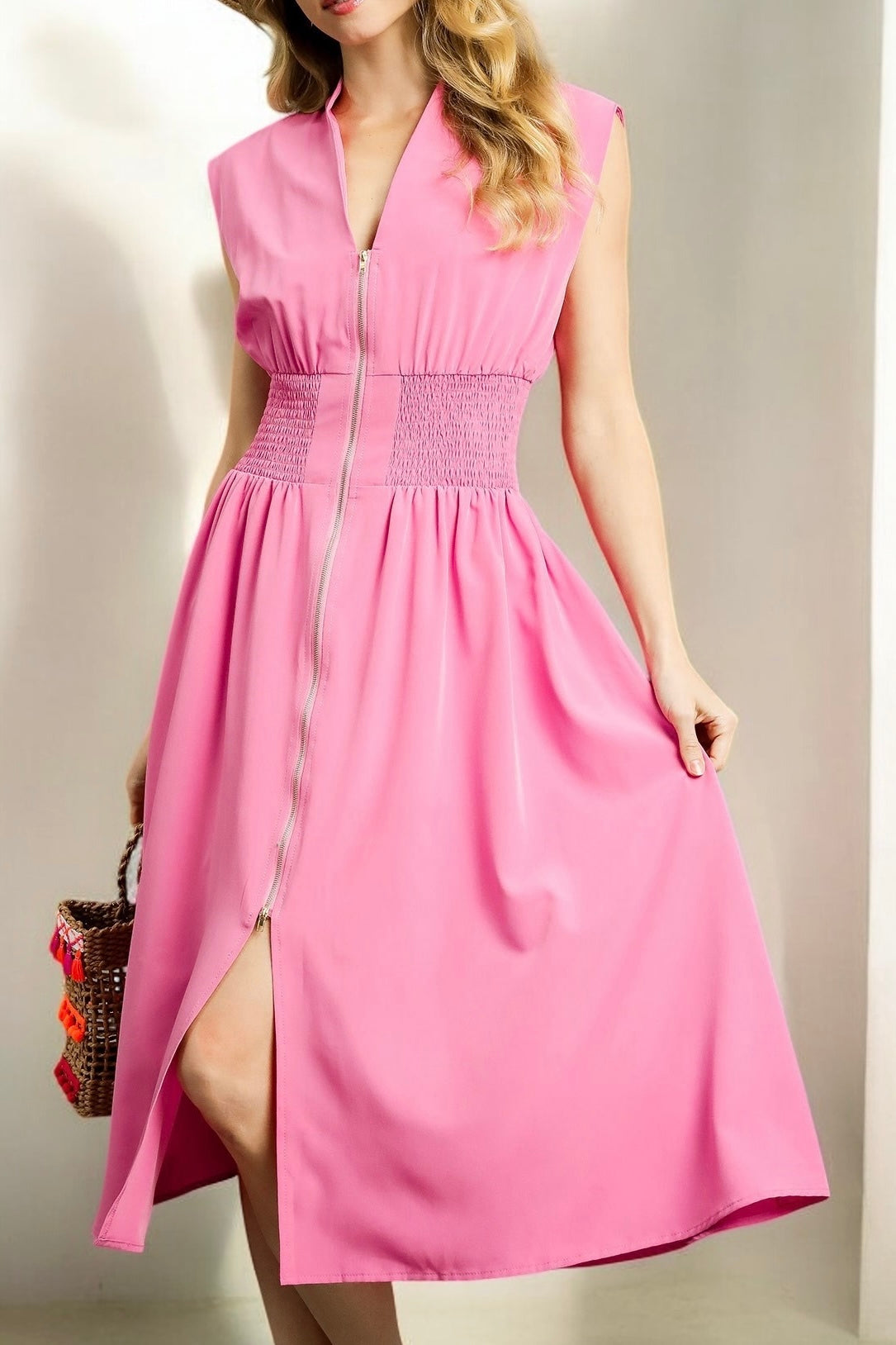 Margo Midi Zip Front Dress