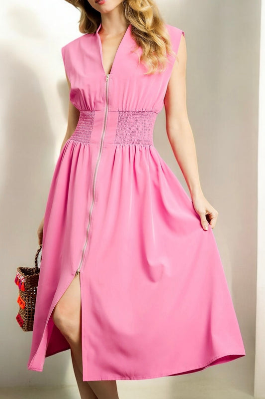 Margo Midi Zip Front Dress