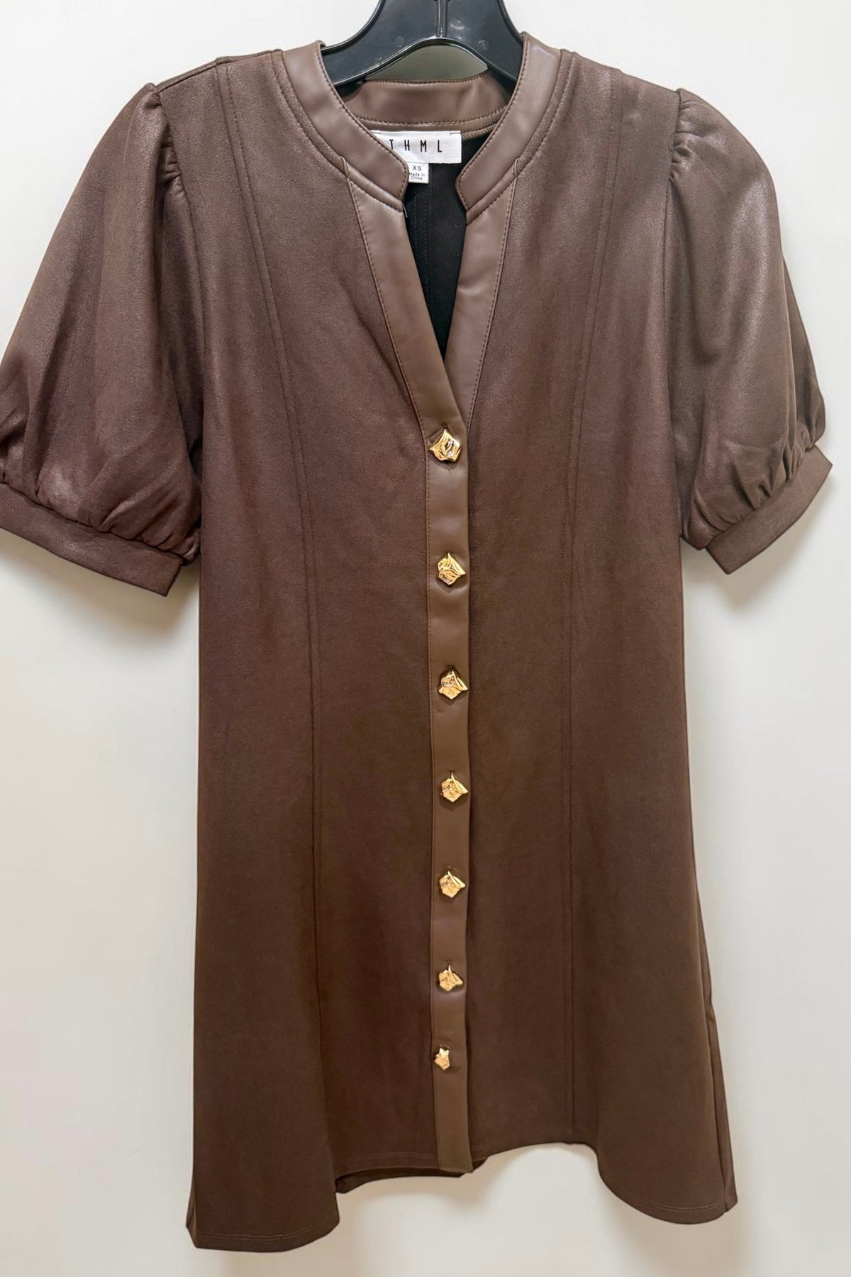 The Cocoa Suede Dress
