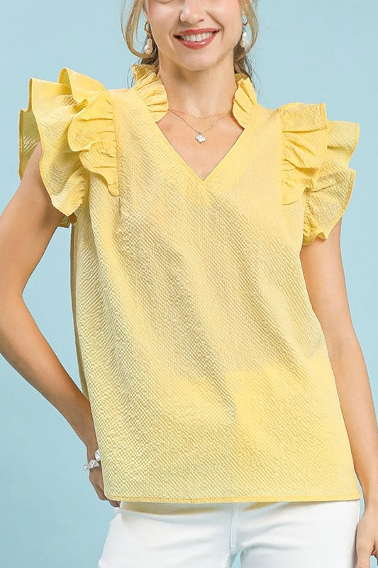 Lemon Lavish Top