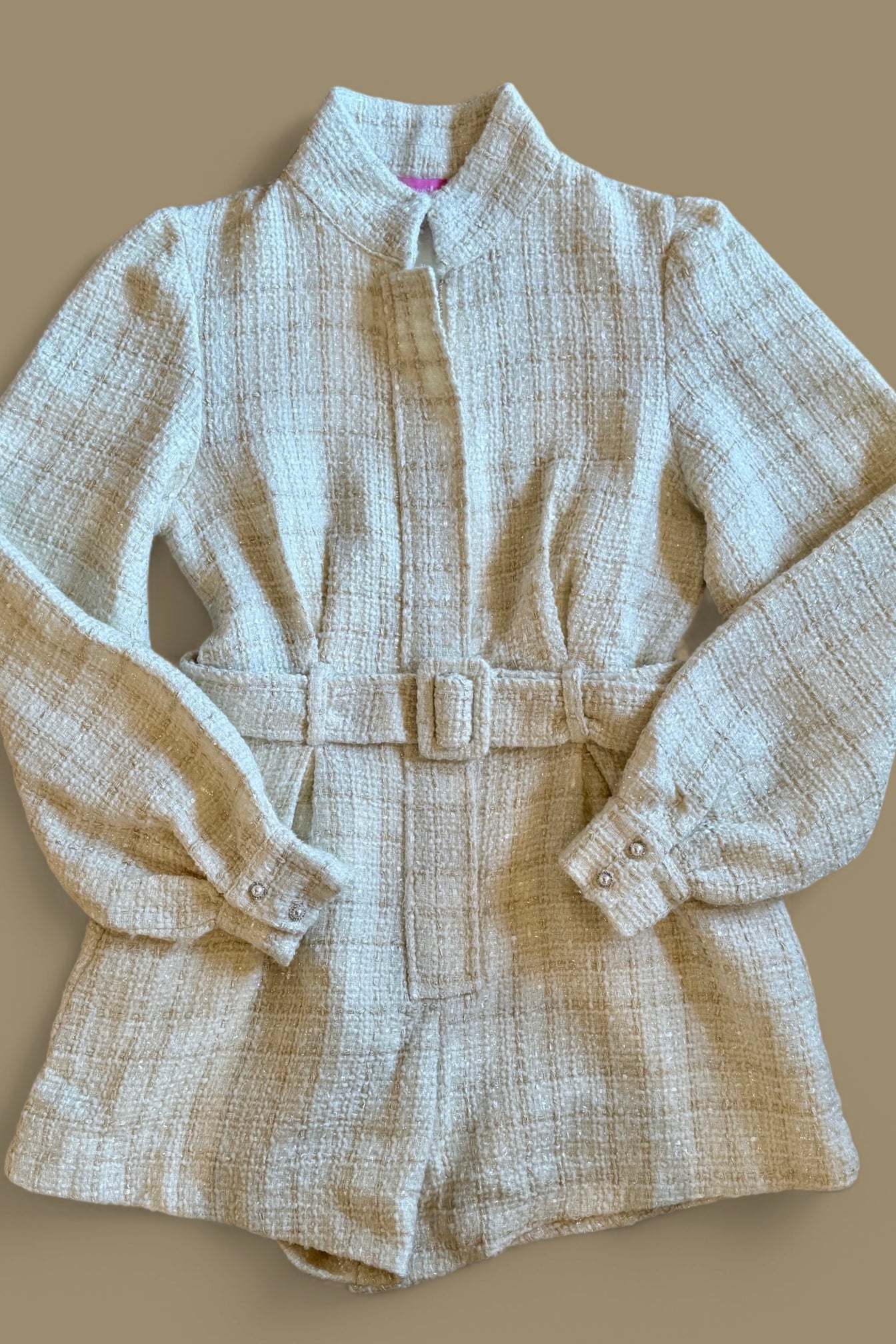Chara Tweed Romper