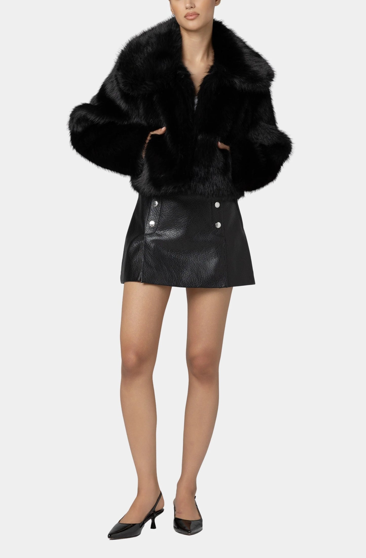 Make It Rain Faux Fur Jacket
